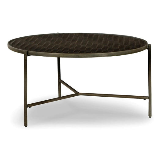 Doraley - Brown / Gray - Round Cocktail Table