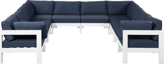 Nizuc - Outdoor Patio Modular Sectional - Navy - Fabric