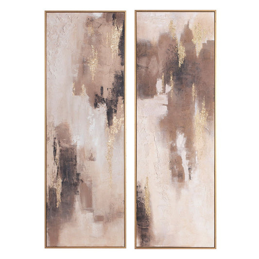 Caster Handpainted Wall Art (Set of 2) - Multi