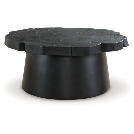 Wimbell - Black - Round Cocktail Table